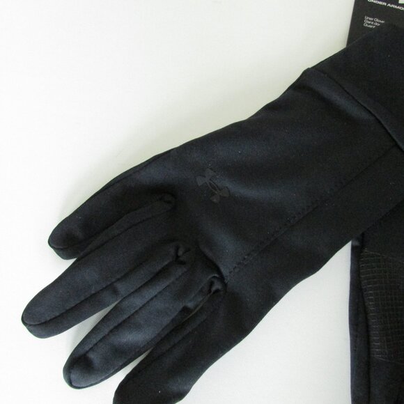 NEW Under Armour Tech Liner Gloves, Women's LG, Black - Picture 4 of 8